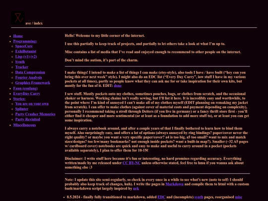 index screenshot