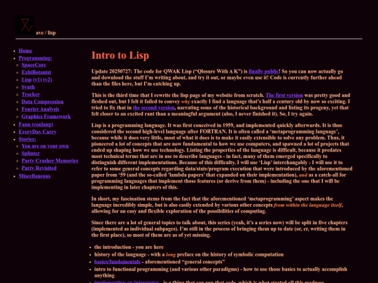 lisp screenshot