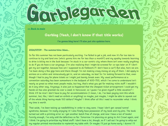 blog screenshot