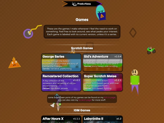 games screenshot