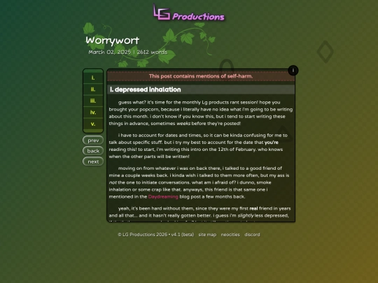 posts/2025-03-02-Blog-Worrywort screenshot