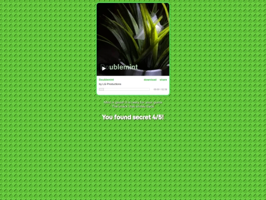 secrets/doublemint screenshot