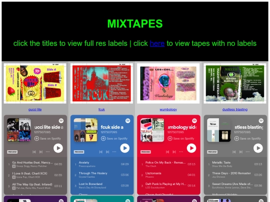 tapes screenshot