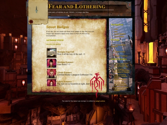 badges screenshot