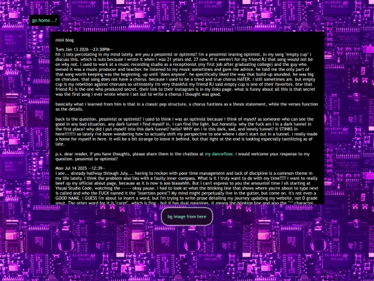 blog/mini screenshot