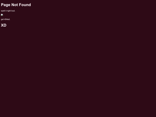 not_found screenshot