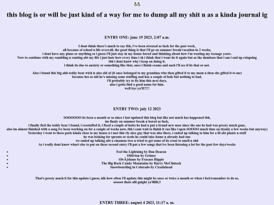 BLOG screenshot