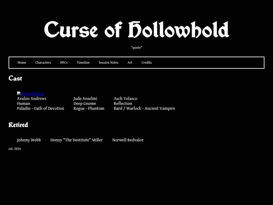 characters screenshot