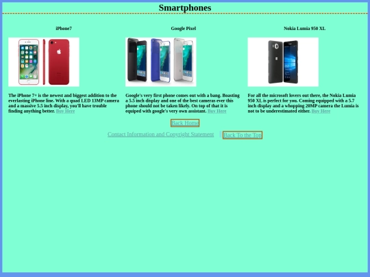 Smartphones screenshot