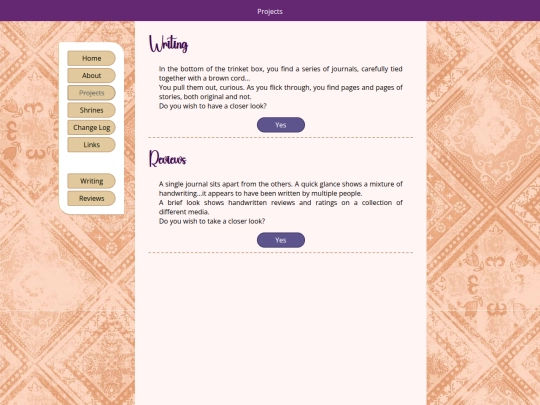 projects screenshot