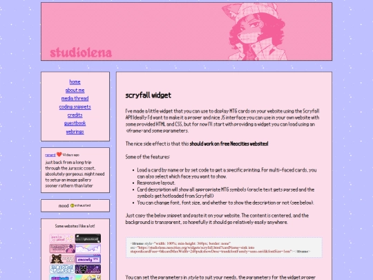 coding/scryfall-widget screenshot