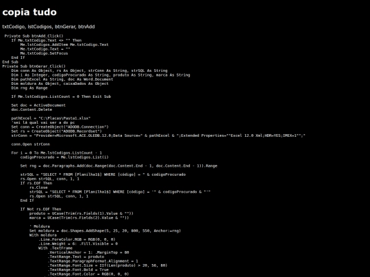 index screenshot