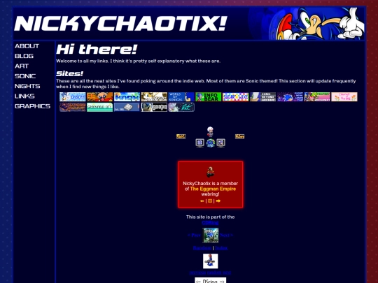 links screenshot