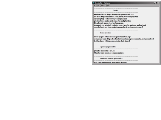 credits screenshot