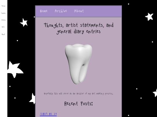 blog screenshot