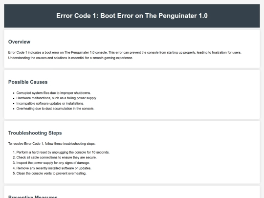 Errorcode1 screenshot