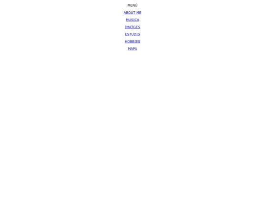 menu screenshot
