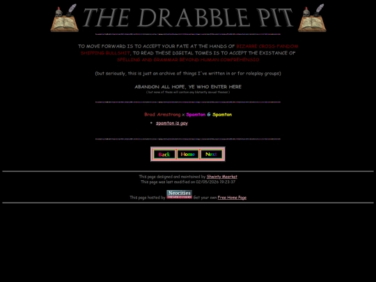 writing screenshot