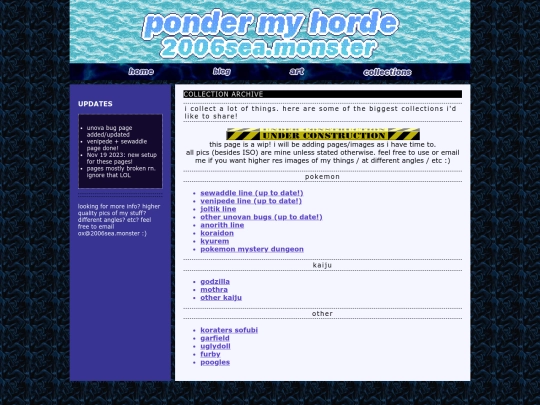 collections screenshot