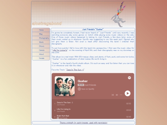 music/Just_Friends-Gusher screenshot