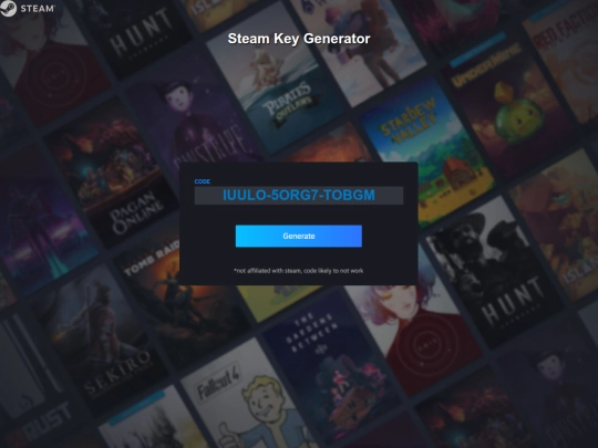 steamkeygen screenshot