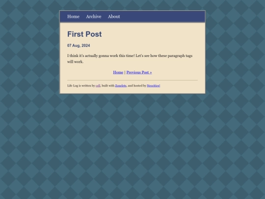 posts/2024-08-07-First-Post screenshot