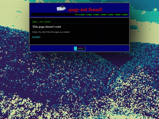 not_found screenshot