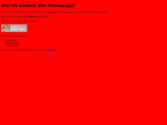 index screenshot