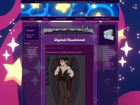 artportfolio screenshot