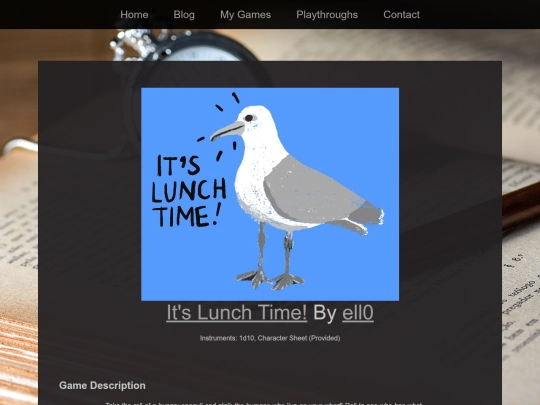 Playthroughs/ItsLunchTime screenshot