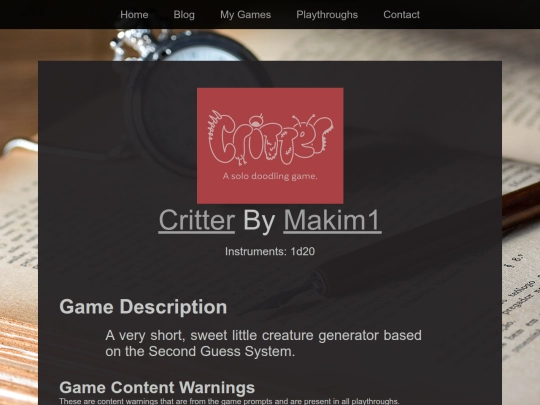 Playthroughs/Solovember2023/critter screenshot