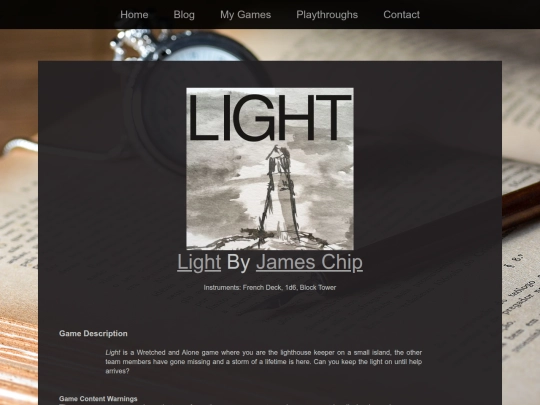 Playthroughs/light screenshot