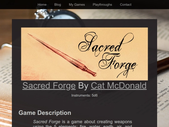 Playthroughs/sacred-forge screenshot