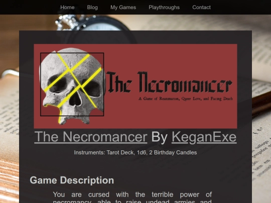 Playthroughs/the-necromancer screenshot