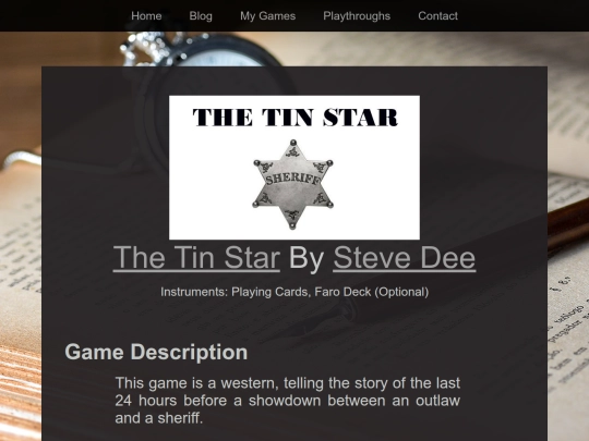 Playthroughs/tin-star screenshot