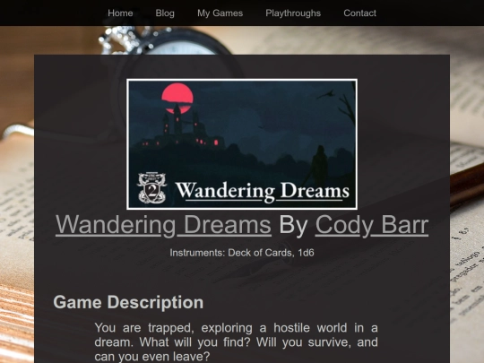 Playthroughs/wandering-dreams screenshot