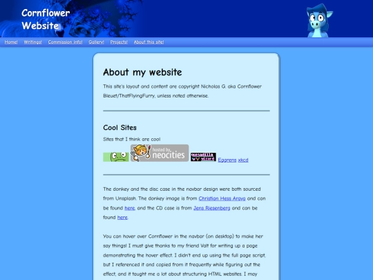 aboutsite screenshot