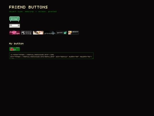 buttons screenshot