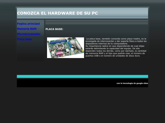 PLACA BASE screenshot