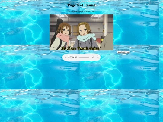 not_found screenshot
