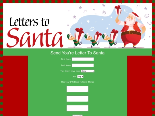 Web-design/2-CSS/LetterToSanta screenshot