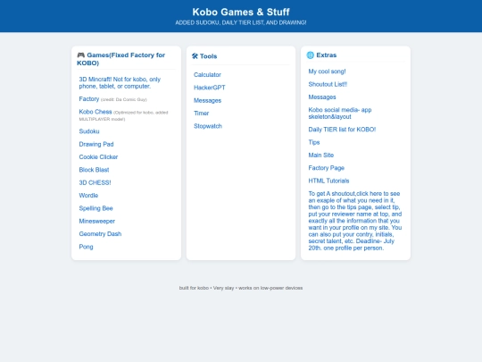 index screenshot