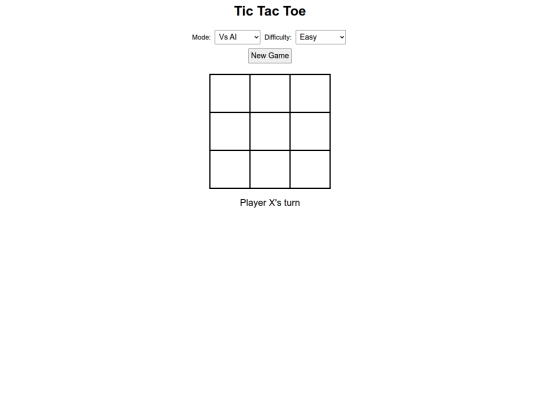 tictactoe screenshot
