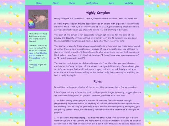 highlycomplex-subserver screenshot