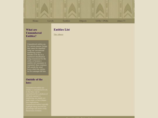 Entities/unnumberedentities screenshot