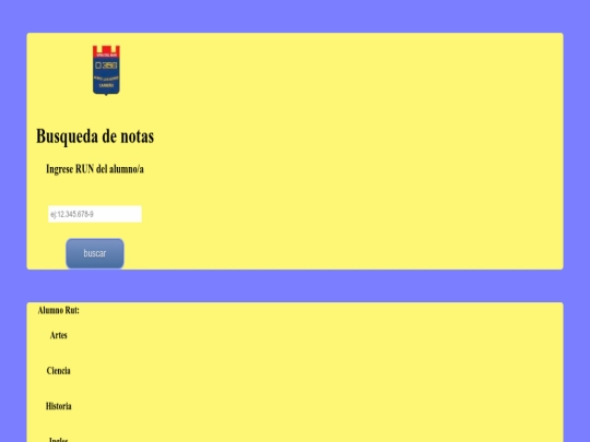 index screenshot