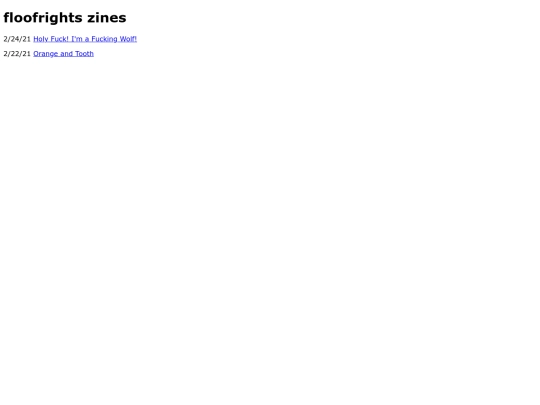 zines screenshot