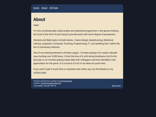 info/about screenshot