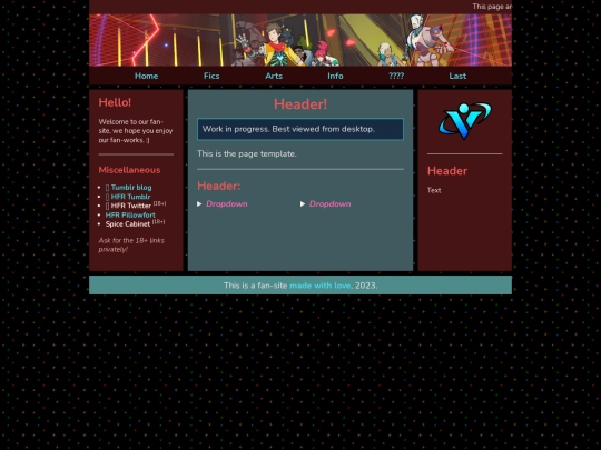 template_main screenshot