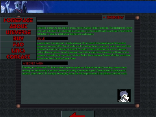 character-sezka-overview screenshot